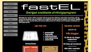 PK Datas gamla hemsida