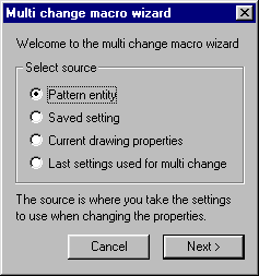 Macro wizard dialog example