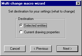 Macro wizard dialog example